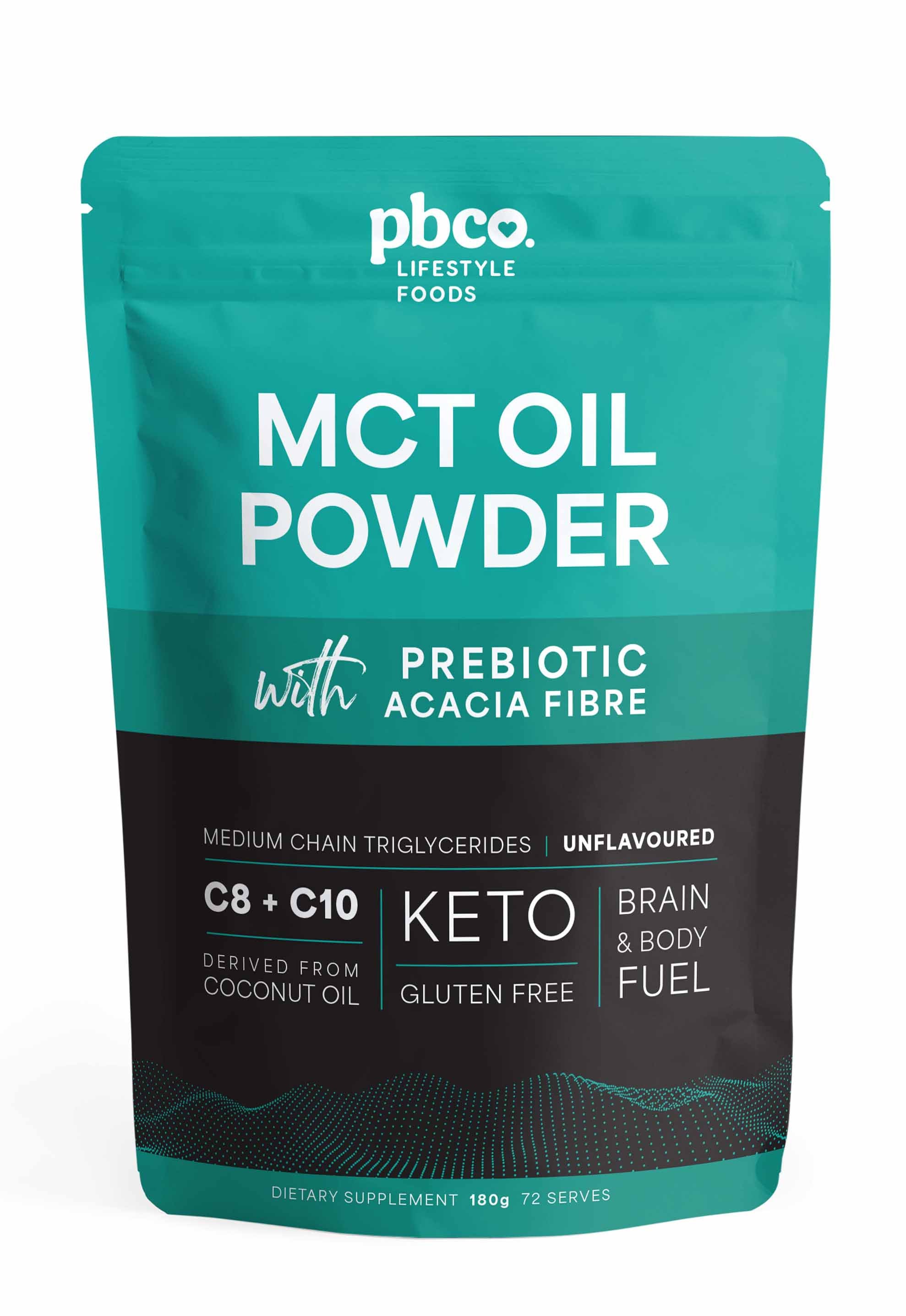 MCT Oil Powder - 180g - Low carb & sugar free Lifestyle Support - Just $25.95! Shop now at PBCo.