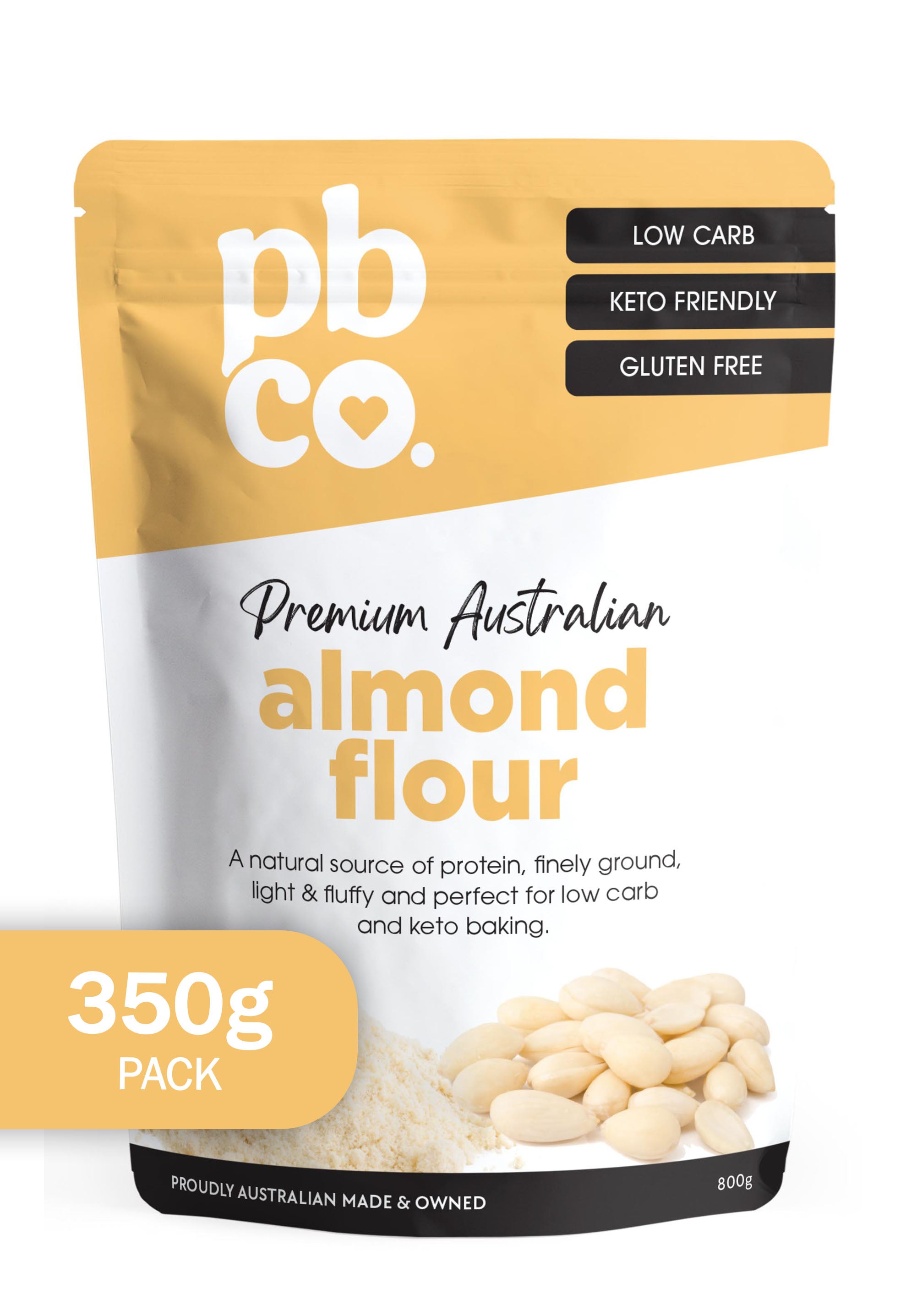 Australian Almond Flour - 350g - Low carb & sugar free Pantry - Just $9.77! Shop now at PBCo.