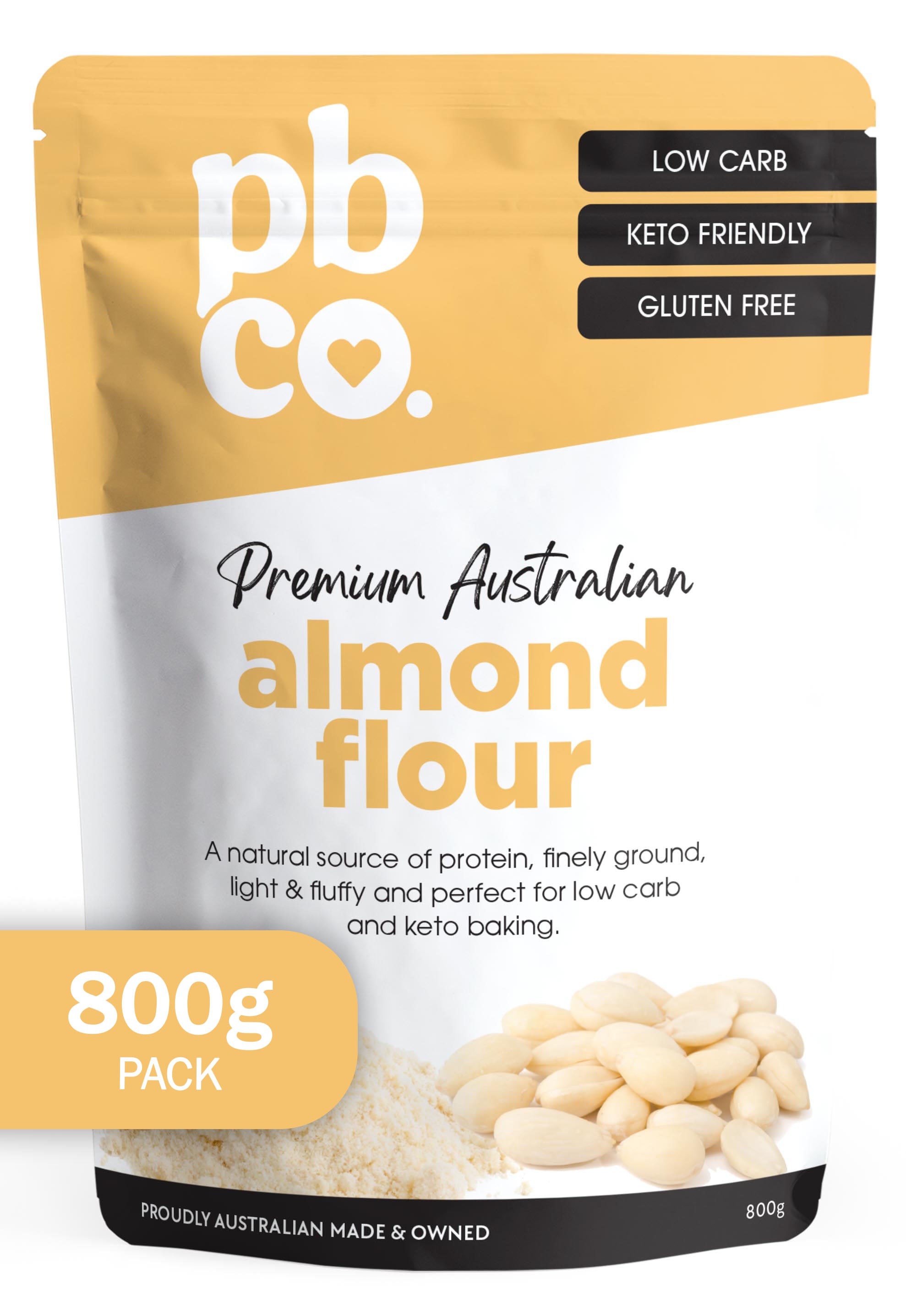 Australian Almond Flour - 800g - Low carb & sugar free Pantry Staples - Just $24.95! Shop now at PBCo.