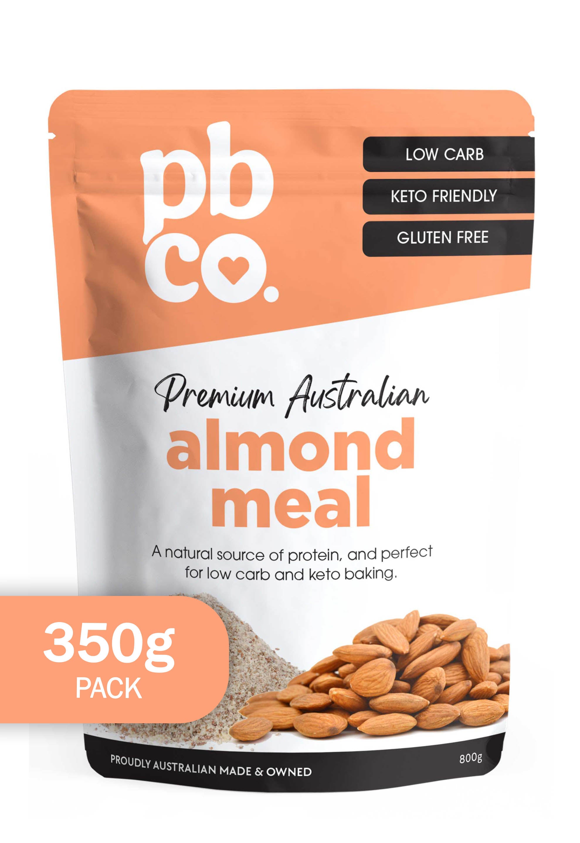 Australian Almond Meal - 350g - Low carb & sugar free Pantry - Just $9.07! Shop now at PBCo.