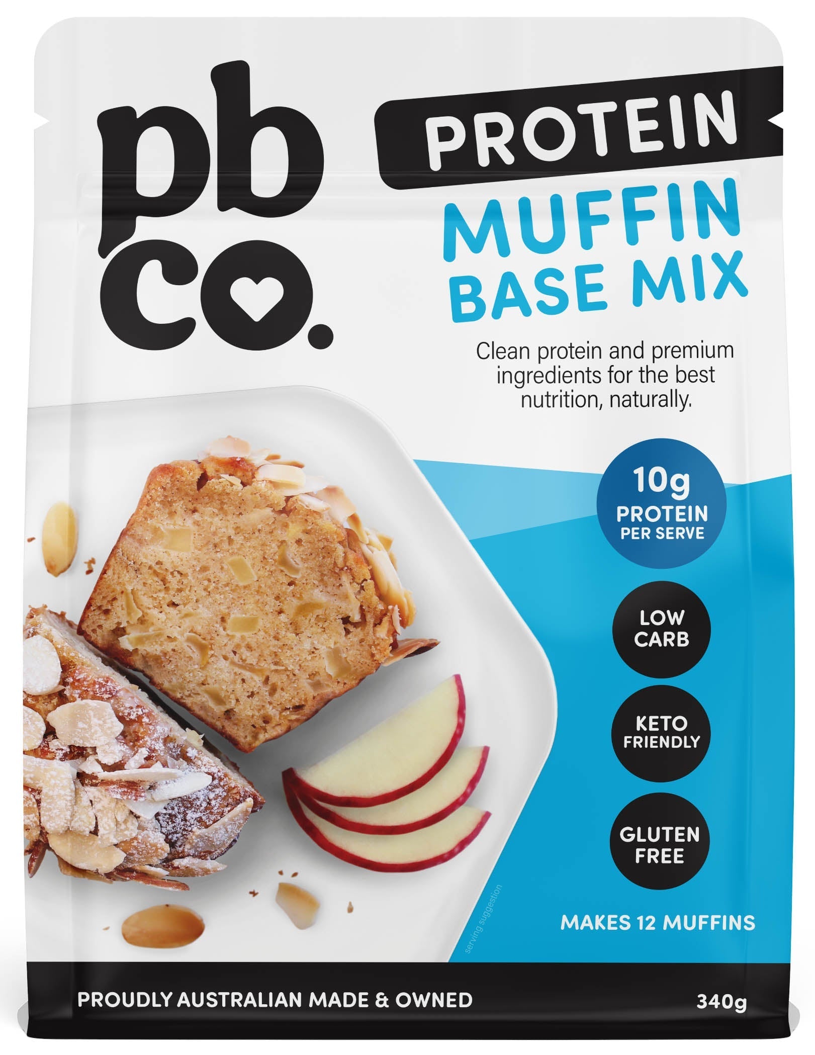 Protein Muffin Mix - 340g - Low carb & sugar free Protein Baking Mixes - Just $14.95! Shop now at PBCo.