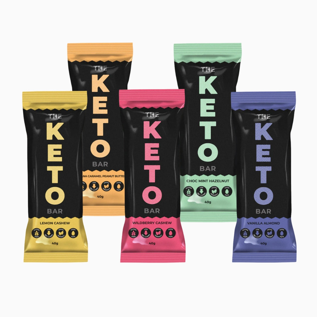 The Keto Bar Sampler Pack - 5 Bars