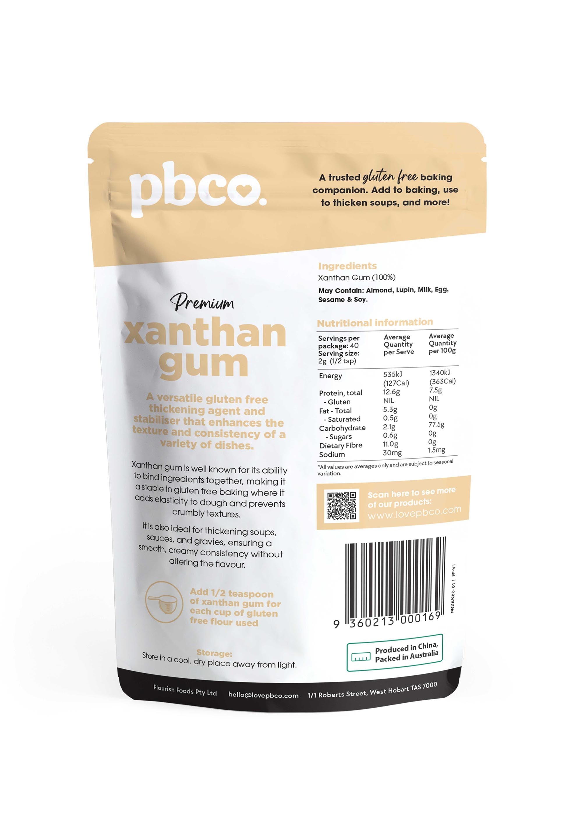 Xanthan Gum - 80g - Low carb & sugar free Pantry - Just $7.95! Shop now at PBCo.