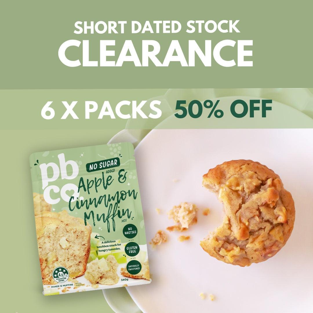 6 x No Sugar Added Apple & Cinnamon Muffin SHORT DATED - Low carb & sugar free  - Just $35.85! Shop now at PBCo.