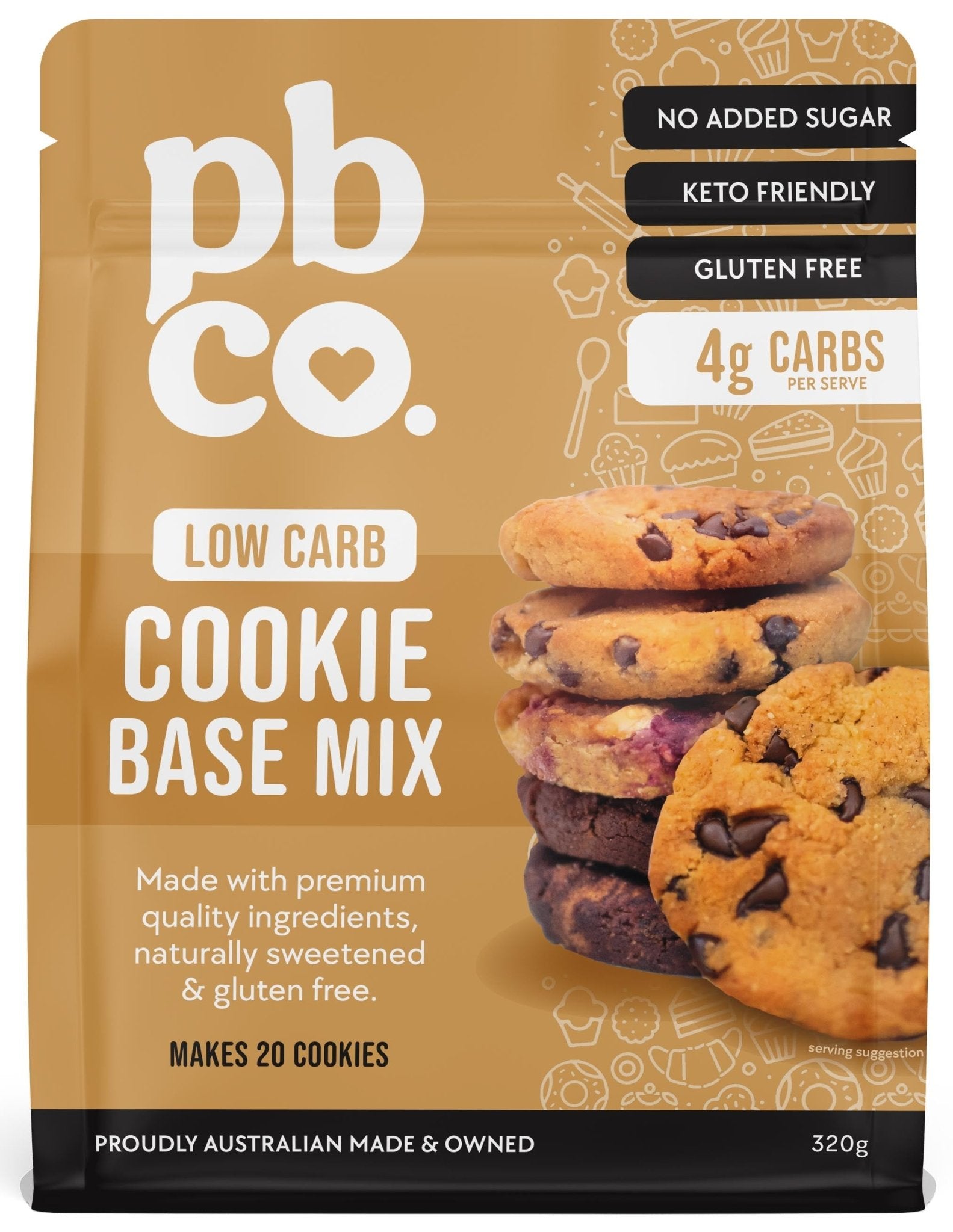 Low Carb Cookie Mix - 320g - Low carb & sugar free Every Day Low Carb Baking Mixes - Just $10.95! Shop now at PBCo.