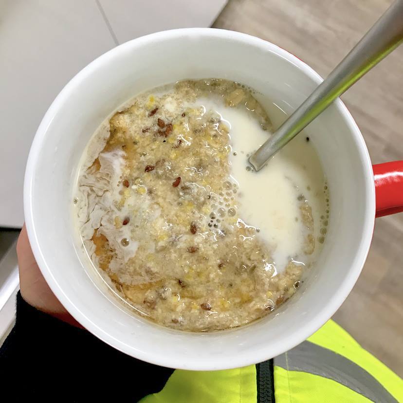 PBCo. Low Carb Porridge in a bowl.