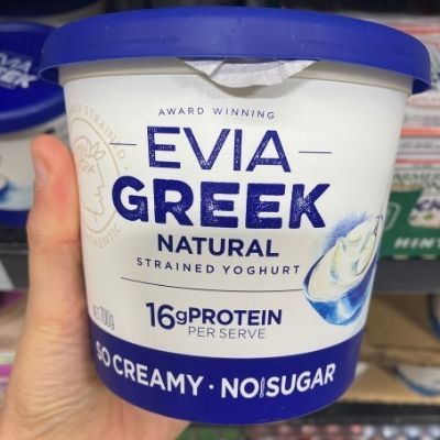 Evia Greek Natural Yoghurt Front of Pack