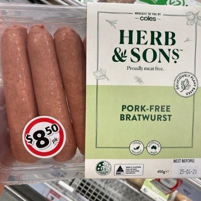 Herb & Sons - Pork Free Bratwurst