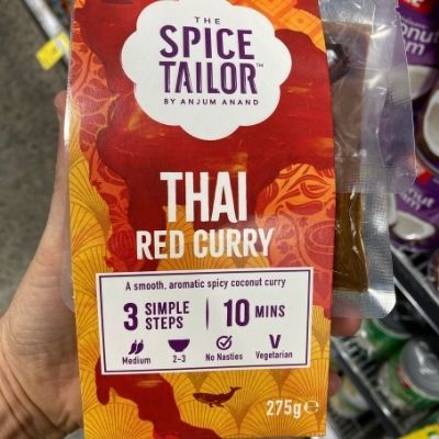 Spice Tailor Thai Red Curry - low carb red curry blog