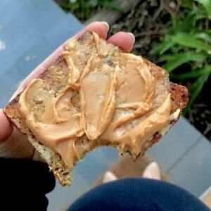 Protein toast with peanut butter