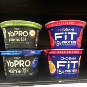 Yoghurt pottle - protein rich (Chobani, Yopro)