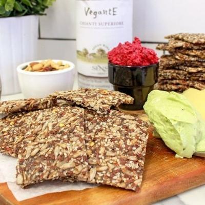Low carb Seeded Crackers - PBCo. Blog